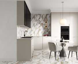 Керамогранит Calacatta Fairy Gold Ceradim
