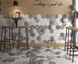 Керамогранит Hexatile Cement EQUIPE