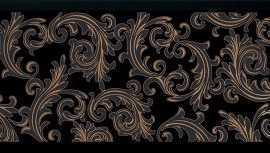 Плитка 0265027 BAROCCO BLACK 20 x 60