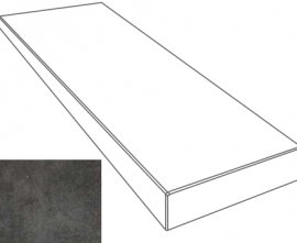 Ступени 261243 GREEK GRADONE ANGOLARE DX ANTRACITE 4x32x80