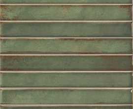 Плитка Brick Raku Emerald 35x35