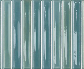 Плитка 133160 Colour Notes Bars Azur 12,5x25