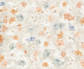 Керамогранит 05276 Homey Bloom White Nat/Ret 60x120