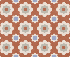 Керамогранит 05241 Homey Flower Cotto Nat/Ret 60x120