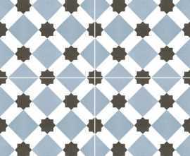 Плитка Howard Blue Pre-cut Satin 45х45