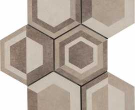 Керамогранит R4DU Rewind Decoro Geometrico Corda 21х18.2