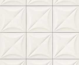 Керамогранит E063 4D Flower White 20x20