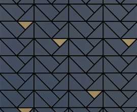 Мозаика M3JH Eclettica Blue Mosaico Bronze 40x40