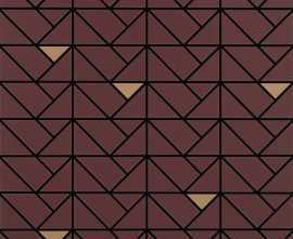Мозаика M3J4 Eclettica Purple Mosaico Bronze 40x40