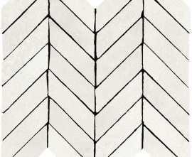 Мозаика M3SC Alchimia Mosaico Spina White 30x37