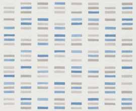 Плитка MLEM Colourline White/Blue/Grey Decoro 22x66.2
