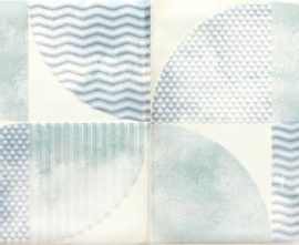 Плитка WITMB523 Retro Inserto Green-Blue 20x40