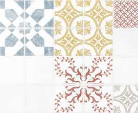 Плитка Decor Paint White Mix 35х100