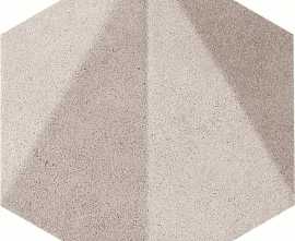 Плитка Free Space Hex Grey STR Декор 11x12.5