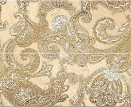 Плитка Sfumato Beige Paisley панно (комплект 2шт) 50.5x40.2