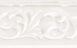 Плитка Delux White Fregio 6х30,5