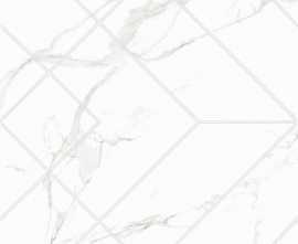 Плитка 0105 Amuletto White Decor 25x50