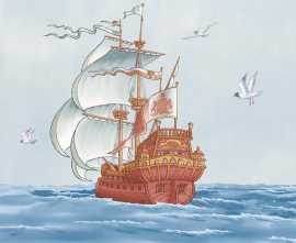 Плитка Marinero Панно (из 2-х штук) 40х50