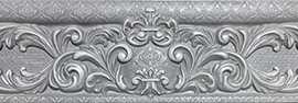 Плитка 586091001 Бордюр Agra Grey Dalila 25,1х8