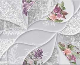 Плитка 506961101 Malwiya Grey Floris 24,2х70