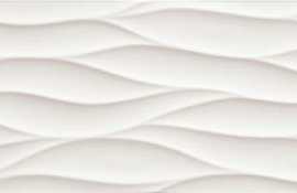Плитка fREN Lumina Curve White Matt 25x75