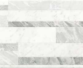 Плитка fNIZ Roma Diamond Deco White Brillante 25x75