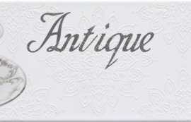 Плитка Decor Veronika Brillo Antiqua Blanco 10x40