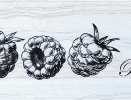 Плитка Decor Fruit Laguna Raspberry 10x30