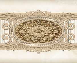 Плитка Бордюр 553 ERMITAGE центр 8.5х29.5