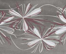Плитка 587902001 Декор Sonnet Grey Flower 20,1х50,5