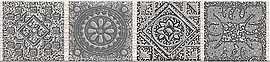 Плитка Grazia Grey Nefertiti Бордюр 40,5x6,2