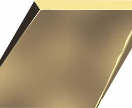 Плитка 218350 Rombo Drop Gold Glossy 15x25.9