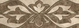 Плитка Saloni brown border 01 7.5*30