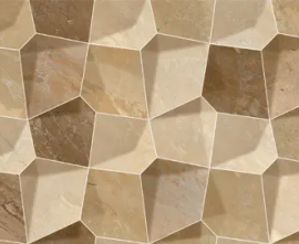 Плитка Marble Beige Decor Estrellas Rectificado 30x90