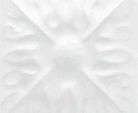 Плитка ADST4060 Taco Relieve Flor №2 Snow Cap 3x3