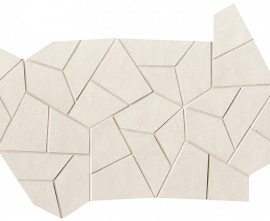 Мозаика fPRQ Sheer White Gres Fly Mosaico 25x41,5