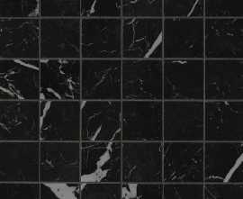 Мозаика fQJ8 Roma Gold Nero Elegante Gres Macromosaico 30x30