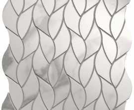 Мозаика fQMR Carrara Superiore Leaves Mosaico 25.9x30.9