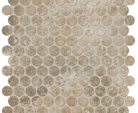 Мозаика fRVN Nobu Slate Gres Round Mosaico Matt 29,5x32,5