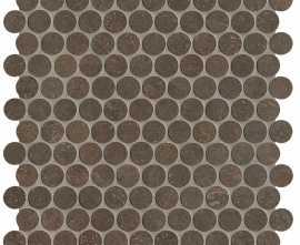 Мозаика fRNK Nobu Cocoa Gres Round Mosaico Matt 29,5x32,5
