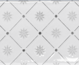 Плитка OCEAN DEC WHITE & BLACK MIX 7.5x30