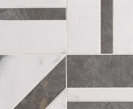 Мозаика fRDM Carrara / Pietra Grey Deco Mosaico 30x30