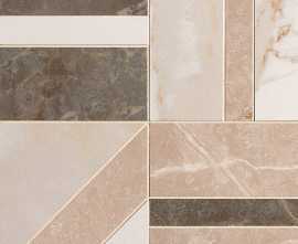 Мозаика fRDL Calacatta / Pietra Beige e Brown Deco Mosaico 30x30