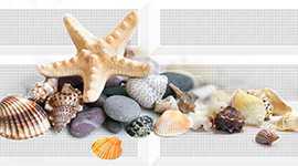 Плитка TD442_P6 Панно Дары моря 30*60
