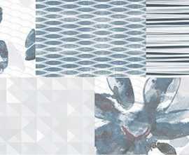 Плитка DN-CRISTAL BL WAVE 24.4x74.4