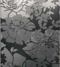 Плитка DEC Flower Nero Lucido 20*50