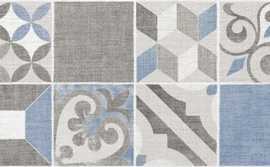 Плитка F53TAW021 Inserto Linum Gris 30х90.2