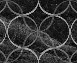 Плитка Декор Crystal Resonanse чёрный 30х60
