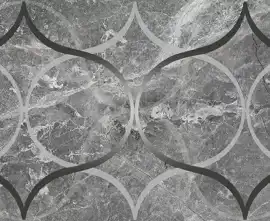Плитка Декор Crystal Resonanse серый 30х60