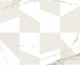 Плитка Champagne Mosaic Декор белый 20х50
